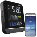 Emos &Otilde;hukvaliteedi monitor E30300, 5V, 1A, 2,4GHz WIFI, 20-90% RH, 73x82mm, LED, USB-C, 4h aku t&ouml;&ouml;aeg
