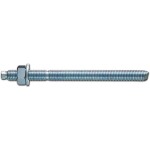 10 X CHISEL PT THREADED ROD M10X130MM