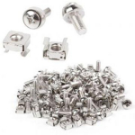 Lanberg Kinnituspolt AK-1302-S, 50 x M6, must, roostevaba teras, puuri mutrid, poldid
