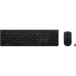 Lenovo Professional Wireless Rechargeable Combo Keyboard and Mouse | Keyboard and Mouse Set | Wireless | Mouse included | Bluetooth | US English | Rechargeable professional | Grey