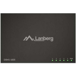 Lanberg l&uuml;liti DSM1-1005, 5x1GB/s, haldamata, 12V, metallkorpus, 10G tugi, LED indikaatorid, 2000 MAC aadressi