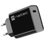 Natec Laadija Ribera NUC-2060, 20W, 1x USB-C, 3A, universaalne, kiire laadimine, PPS tehnoloogia, ohutus kaitse