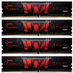 G.Skill PC m&auml;lu F4-3200C16Q-32GIS, 32GB, 3200MHz, CL16, 4x8GB, jahutus, ECC tuge ei ole