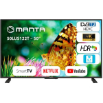 Manta teler 50LUS122T, 50", 3840 x 2160 px, 16:9, D-LED, 5000:1, 2x8W, 1xHDMI 1.4, 1xUSB 2.0, nutikas teler
