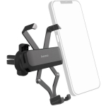 Hama Auto mobiiltelefoni hoidja 00201511, 50-90mm, must, metall/plastik, klamber, ventilatsiooni rest