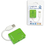 Logilink | USB 2.0 Hub 4-Port, Smile, Green