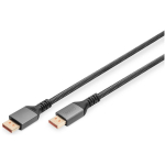 Digitus DisplayPort kaabel, DB-340111-010-S, 1m, 80Gbps, 16K60Hz tugi, UHBR20, d&uuml;naamiline HDR tugi