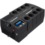 Cyberpower UPS s&uuml;steem BR700ELCD, 700 VA, 420 W, 1 aku, 4 min 75% koormusel, USB laadimisport, AVR, LCD olekuekraan
