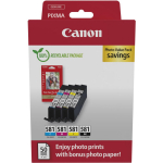 Canon Tindi Kassett 2106C006, 4 pc(s), Originaal, Must, Sinine, Magenta, Kollane