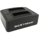 GoXtreme laadija Vision 4K 01492, 2 akupesa, 5V DC, 1A, must