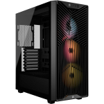 Corsair 3200D RS PC korpus, Mid-Tower, must, 7 pesad, 1x3.5", 2x2.5", CC-9011344-WW