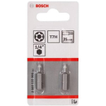 Bosch 2608522006 Kruvikeeraja otsikute komplekt, T7H, 25mm, 1/4", 2tk, teras