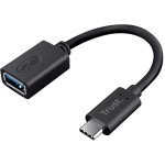 Trust Calyx 20967, USB-C USB-A adapteri kaabel, 0.09m, must