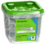 Puurotsaga montaažikruvi 4,2X13 valge 250tk. 565613 ESSVE