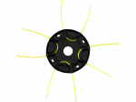 Yato Universaalne Trimmeri Pea Rohu L&otilde;ikamiseks YT-85135, 121.5mm, 25.4mm, 2-3mm, 300-430mm, 8 l&otilde;ikeotsikut, 4 l&otilde;ikelinti