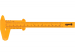 Plastmasas kalibrs 150 mm, VOREL, 15120, precizitāte &plusmn;0.05 mm, mērī&scaron;anas diapazons 0-150 mm