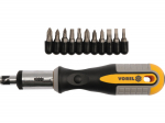 Vorel mutriv&otilde;ti komplekt 64658, 12tk, 25mm, PH, PZ, Torx, teleskoop, CRV 6150, 1/4" (6.3mm) hoidja, PP, TPR