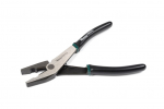 Plakanknaibles 180mm, K1183, KAMASA TOOLS, ar zobainām žoklām un gumijas rokturiem