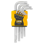 Se&scaron;kan&scaron;u TORX uzgriežņu atslēgu komplekts, JCB, JCB-5098, T10-T50