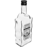 Monastery Bottle 0.5 L musta korgiga ja Bimber tr&uuml;kiga BROWIN 631764 500 ml