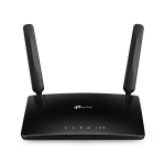 TP-Link TL-MR6400 4G LTE traadita N ruuter 300 Mbps 2.4 GHz 3 LAN 2 v&auml;list antenni Must