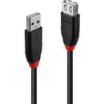 Lindy 42817 USB pikenduskabel 5m, USB Type A isane/USB Type A emane, must
