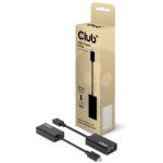 Club3D USB adapter CAC-1502, 1 USB-C, 1 15pin D-sub, WUXGA 1920 x 1200p @ 60Hz, toidetakse USB kaudu
