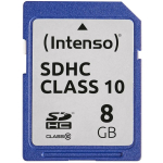 Intenso M&auml;lukaart 3411460 8 GB, Klass 10, Lugemise kiirus 25 MB/s, L&ouml;&ouml;gikindel, Temperatuurikindel, R&ouml;ntgenikindel