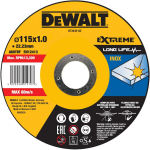 Dewalt L&otilde;ikeketas DT3442-QZ 115mm x 1mm x 22.23mm, Alumiiniumoksiid, Pikk eluiga, Puhtus, Vastupidav, EN12413, AS 1788.1-1987