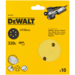 Dewalt ROS kettad DT3128-QZ, 150 mm, 320G, 10 tk, kuumuskindel liim, stearaatkattega, kiire vahetus