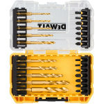 Dewalt FLEXTORQ puurekete komplekt DT70748T-QZ, 24 tk, 3-10mm, TSTAK &uuml;hilduv, kiire vahetus