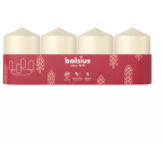 Bolsius K&uuml;&uuml;nlad 37566805 &Oslash;60x40mm, 4 tk, vegan taimevaha