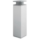 Gtv M&ouml;&ouml;bli jalg ruudukujuline reguleeritav 1342355, 40mm, 40mm, 80mm, k&otilde;rguse reguleerimine 10mm, plastist libisemine