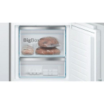 Bosch | Serie 6 Refrigerator | KIS87AFE0 | Energy efficiency class E | Built-in | Combi | Height 177 cm | Fridge net capacity 209 L | Freezer net capacity 63 L | Display | 36 dB | White