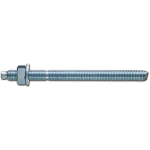 10 X CHISEL PT THREADED ROD M12X160MM