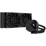 Deepcool Digitaalne vedeliku jahuti protsessorile LS520S ZERO DARK R-LS520-BKNNMM-G-1, 240 mm, 85,85 CFM, 32,9 dBA, 500-2250 RPM