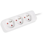 Lanberg pikendus PS0-03E-0150-W, 1,5 m, 3xCEE 7/5, 2500 W, laste kaitse, IP20