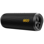 Qcy juhtmevaba k&otilde;lar SP7 must, 10W + 30W, 14h, IPX7, Bluetooth 5.4, TWS, RGB valgustus, 5200 mAh