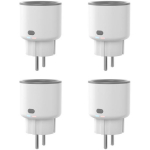 Sonoff WiFi nutikas pistik S60TPF 4Pack, 250V, 16A, 4000W, Wi-Fi 2.4GHz, eWeLink, &uuml;hilduv Amazon Alexa, Google Home, IFTTT