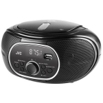 Jvc raadio RD-E221B Boombox, 225mm, 245mm, 127mm, 1.4kg, USB, AUX, CD, MP3, FM 87.5-108MHz, 2x1.3W, 30 eelnevalt seadistatud jaama