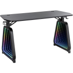 White Shark M&auml;ngulaud MEDUSA, 136cm, 60cm, 75cm, must, 2 jalga, sisseehitatud RGB LED valgustus