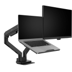 Benq ERGO AMR LTB01 5A.A3F44.LBW, s&uuml;learvuti alus, 5kg, 75x75mm, 12-17", 130&deg;, must