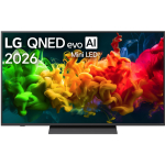 LG 55QNED8EB3B teler, 55" 139cm, 4K UHD, QNED evo MiniLED, nutitelefon, webOS, 3xHDMI, 1xUSB, Wi-Fi, Bluetooth, HDR10, must
