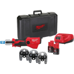 Milwaukee M12 ONEHPT-202C MAPRESS SET, 4933481038, 12V, 19kN, 2x2Ah, 180&deg;, Li-ion, kohver
