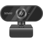 Savio CAK-04 veebikaamera, 720 MP, 1280x720, 25 kaadrit/s, USB, CMOS, fikseeritud fookus, klamber, must