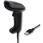 Qoltec 50863 K&auml;eshoitav v&ouml;&ouml;tkoodiskanner, USB, 1D/2D, 5V, 1.8m, 0-50&deg;C, must