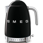 Smeg 50's Style veekeetja KLF04BLEU, 2400W, 1.7L, 7 temperatuuri, 220-240V, 50-60Hz, must, roostevabast terasest filter