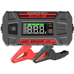 Lokithor J401 k&auml;ivitusseade, 2500A, 12V, 74Wh, 20000mAh, 300lm, IP68, USB-C 100W, USB-A 18W