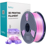 Sunlu PLA+ Silk R 03, 1,75mm, 330m, 1kg, vikerkaarev&auml;rv, l&auml;ikiv, 205-235&deg;C, 50-200mm/s