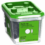 Kattekork, plastik 14/19 t.pruun-200tk. 111057 ESSVE